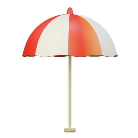 Beach Umbrella  3D Icon