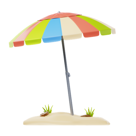 Beach Umbrella  3D Icon