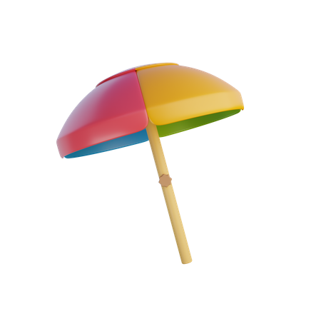 Beach Umbrella  3D Icon