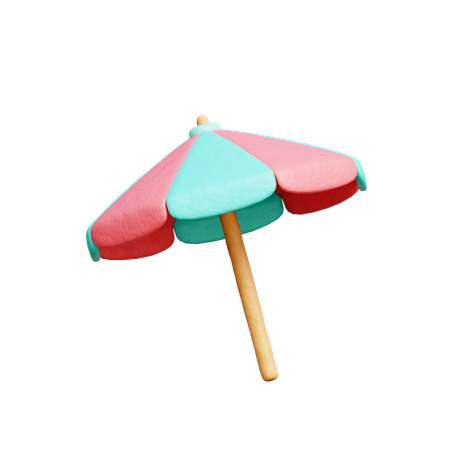 Beach Umbrella  3D Icon