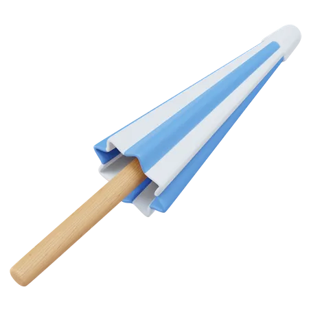 Beach Umbrella  3D Illustration