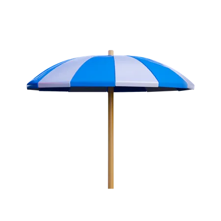 Beach Umbrella  3D Illustration