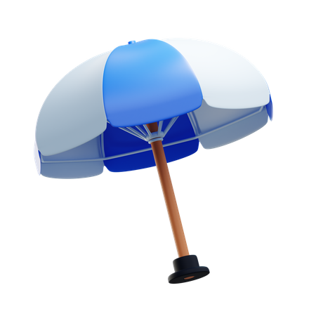 Beach Umbrella  3D Illustration