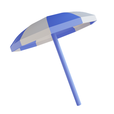 Beach Umbrella  3D Illustration