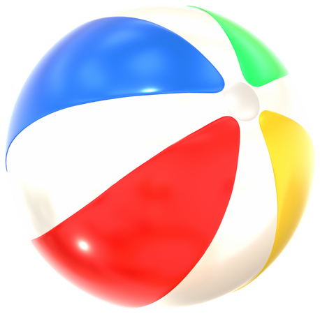 Beach-volley  3D Icon