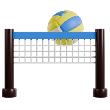 Beach Volleyball Fun  3D Icon