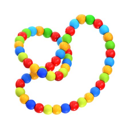 Beads On Thread  3D Icon