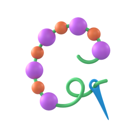 ビーズ細工  3D Icon