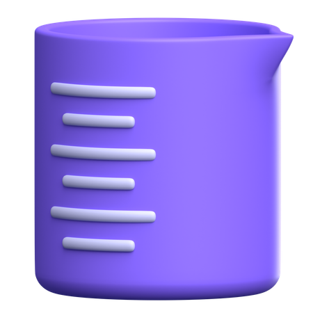 Beaker  3D Icon