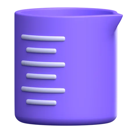 Beaker  3D Icon