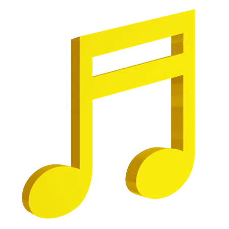 Music Note 3 D Illustration 3D Icon