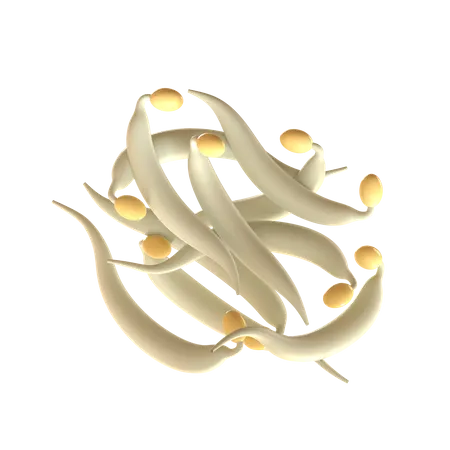 Bean Sprout  3D Icon