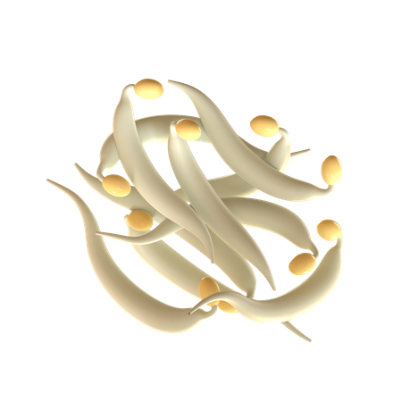 Bean Sprout  3D Icon