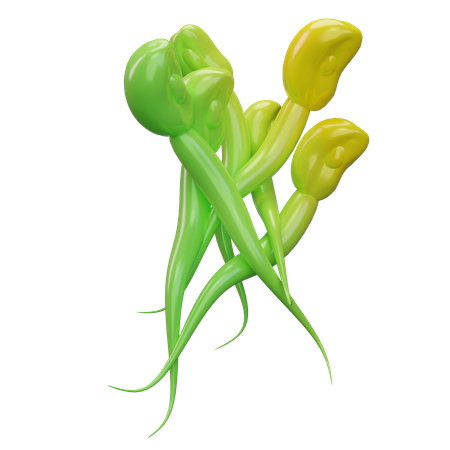 Bean Sprouts  3D Icon