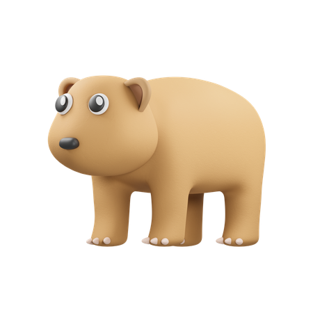 Bear  3D Icon