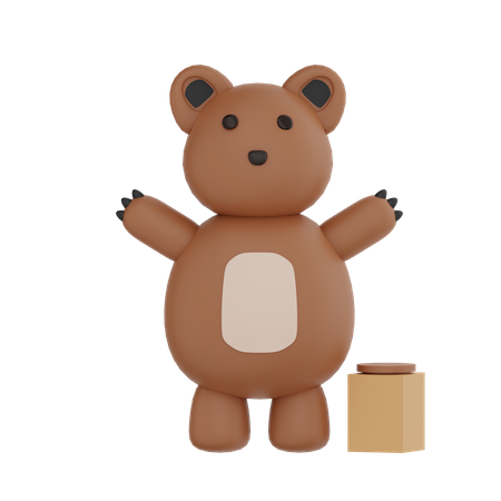 Bear  3D Illustration