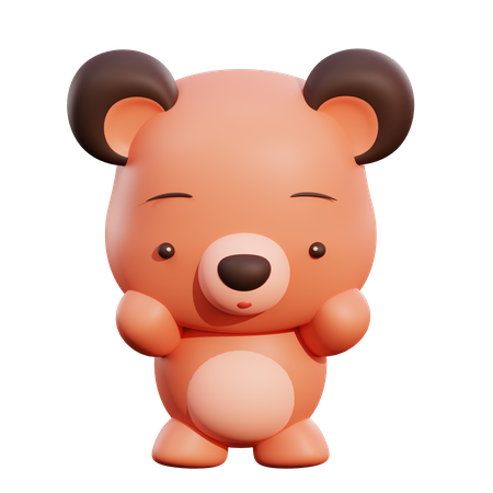 Bear  3D Illustration