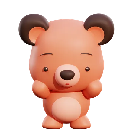 Bear  3D Illustration