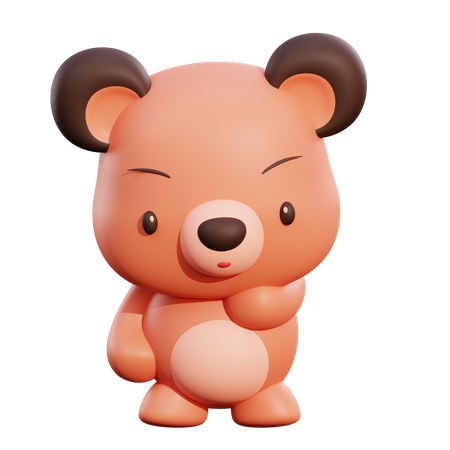 Bear  3D Illustration