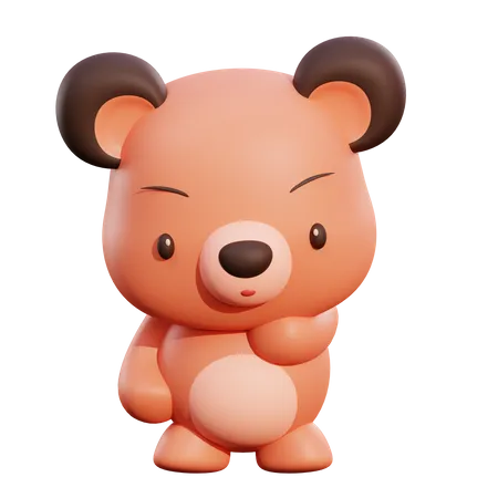 Bear  3D Illustration