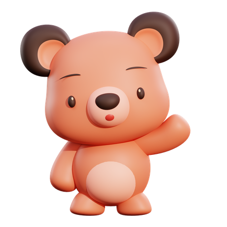 Bear  3D Illustration