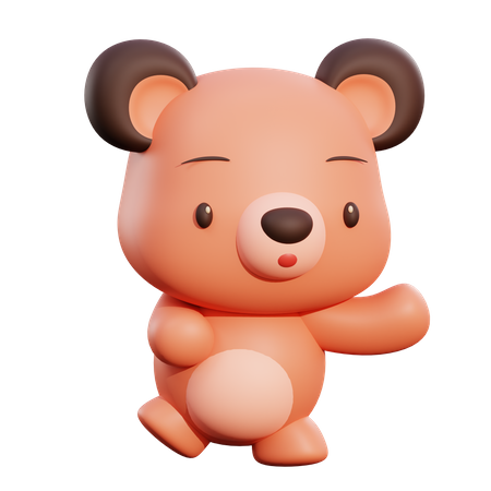 Bear  3D Illustration