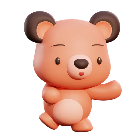 Bear  3D Illustration