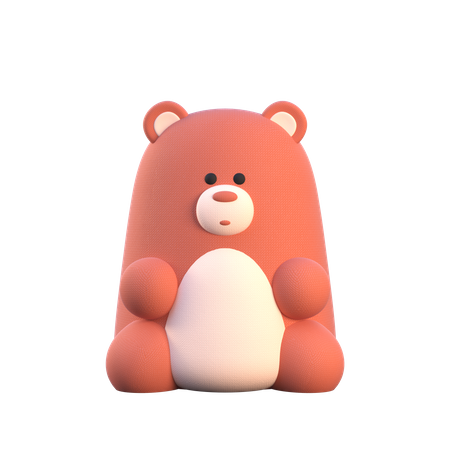 Bear 3D Illustration