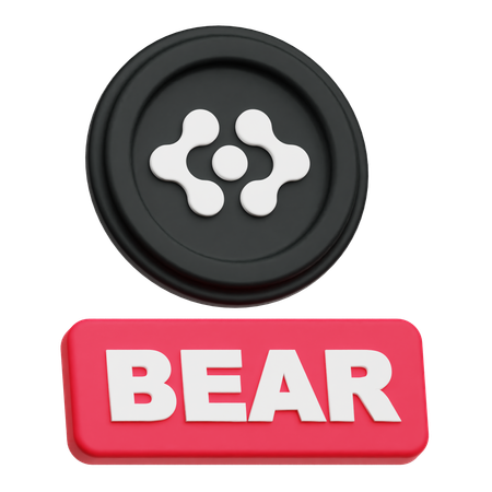 Bear Artificial Super Intelligence Alliance Token  3D Icon