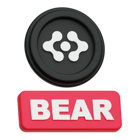 Bear Artificial Super Intelligence Alliance Token  3D Icon