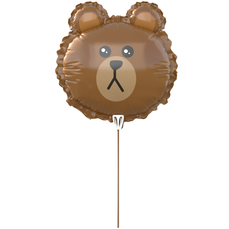 Bear Balloon  3D Icon