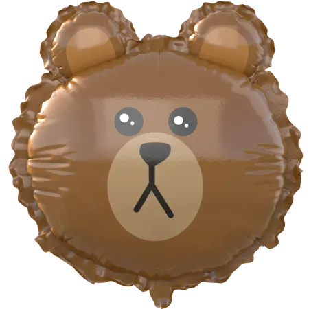 Bear Balloon 3D Icon