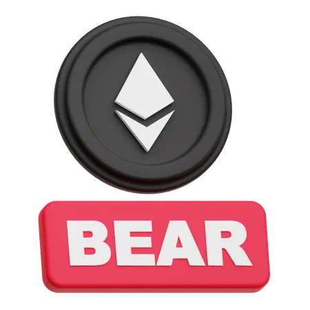 Bear Ethereum  3D Icon