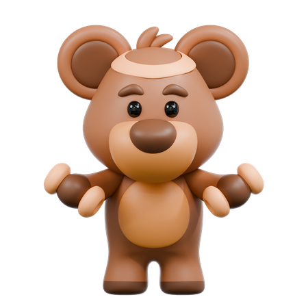 Bear Gym  3D Icon