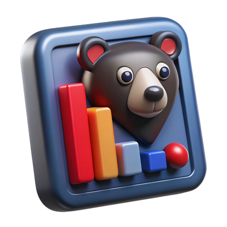 Bear Market  3D Icon