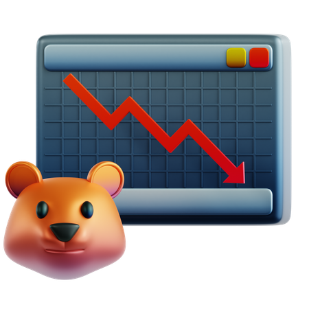 Bear Market  3D Icon