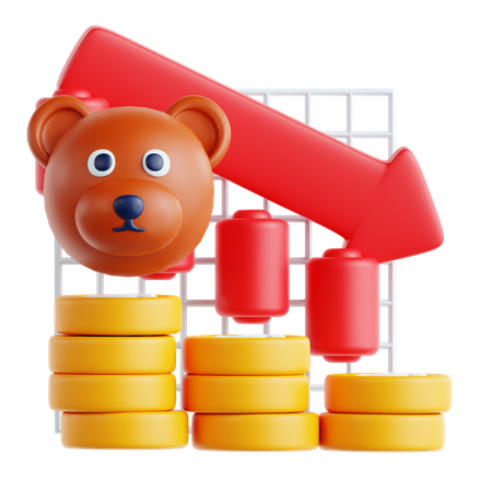 Bear Market  3D Icon