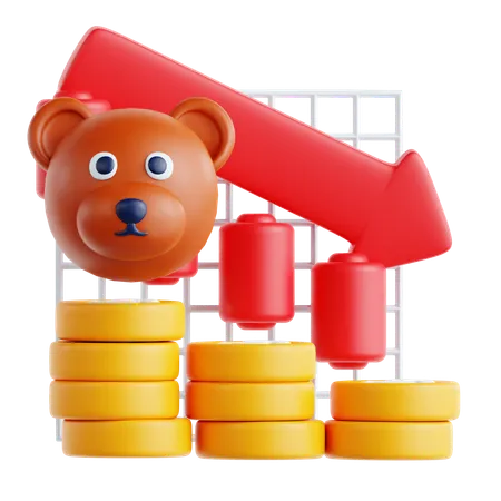 Bear Market  3D Icon