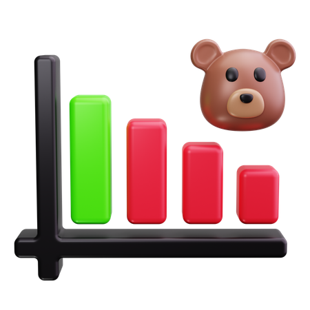 Bear Market  3D Icon