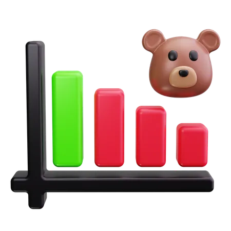 Bear Market  3D Icon