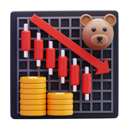 Bear Market  3D Icon