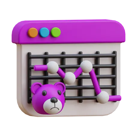 Bear Market  3D Icon