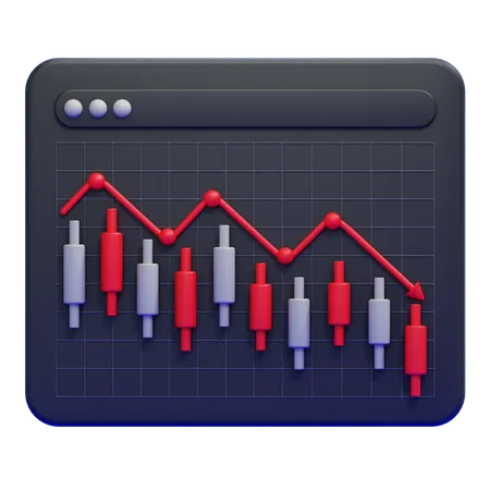 Bear Market  3D Icon