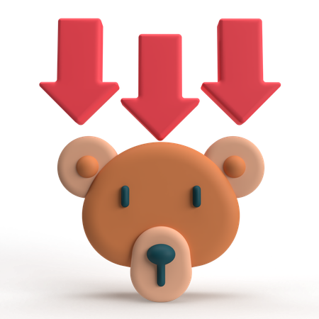 Bear Market  3D Icon