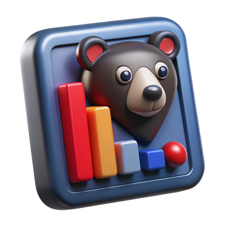Bear Market  3D Icon
