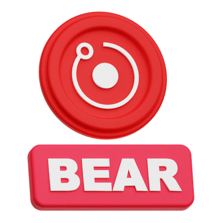 Bear Render Token  3D Icon