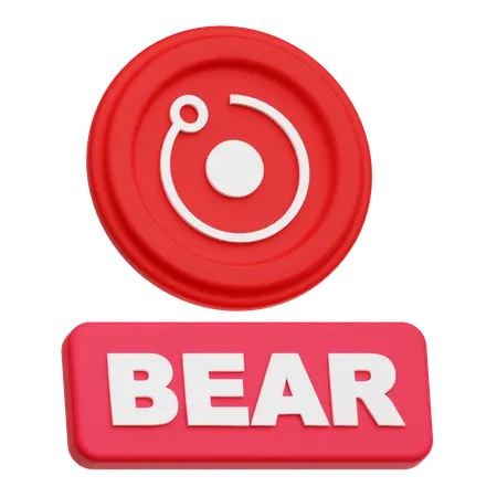 Bear Render Token  3D Icon