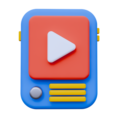 Video bearbeiten  3D Icon