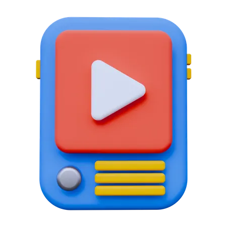 Video bearbeiten  3D Icon