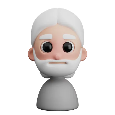 Beard Man  3D Icon